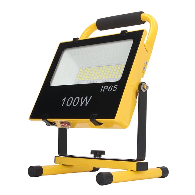 Projecteur Portable, Projecteur Extérieur Rechargeable Portable LED Étanche Matériaux de Qualité