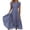 Grey, variant on Pisexur Women's Embroidered Wedding Dress Fall Bridesmaid Dresses for Wedding V Neck Ruffle Party Cocktail Dresses Chiffon Flowy Wrap Dress