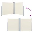 thumbnail image 3 of vidaXL Retractable Side Awning Cream 120x1000 cm, 3 of 5