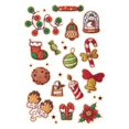 thumbnail image 1 of NANDIYNZHI Christmas Window Clings Clearance Christmas Sticker Santa Bell Gift Small Sticker Cute Stickers Gift Packaging Stickers 1 Set of Stickers Clearance Sale, 1 of 2