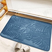Bathroom Rugs Mat, EDHITNR Extra Soft Absorbent Microfiber Door Mat, Non-Slip Quick Dry Machine Washable Bath Mats for Shower Room Floor Tub Entrance