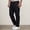 Black, variant on Mens Outdoor Utility Cargo Pants for Everyday Casual Wear with Multiple Pockets and Trousers for Work and Daily Activities