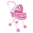 thumbnail image 3 of HILABEE Poussette Mini Pliable pour Poupée Bébé Jeu d'Imitation pour Âges 1 2 3 Ans avec, 3 of 9