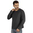 thumbnail image 3 of Inkmeso Men's Long Sleeve Cotton Basic Shirt Lightweight Solid T-Shirts, 3 of 7