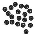 thumbnail image 1 of Unique Bargains Perles de Pêche Rondes en Plastique de 8 mm Outil d'Attirail Noir 200 Pcs, 1 of 5
