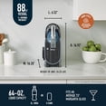 thumbnail image 3 of Ninja SLUSHi Professional Frozen Drink Maker with RapidChill Technology, Frozen Drink & Slushie Machine, 5 Preset Programs, Frozen Margaritas, Frappés, and More, Grey, FS301C, Open Box, 3 of 6