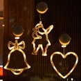 thumbnail image 1 of Christmas atmosphere decorative light LED light Christmas Green Santa suction cup light window light Hanging light window, 1 of 5