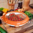 thumbnail image 4 of D Food Grade Pp Fresh Keep Tray Sealed Container For Fruits Vegetables Produce Storage, Bpa Free Kitchen Organizer Box With Lid, Airtight Food Saver Container, 4 of 5