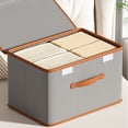 thumbnail image 4 of PRETXORVE Thickened and Large Capacity Zippered Non-woven Home Storage for Convenient Organization Of Quilts, 4 of 9