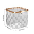 thumbnail image 3 of Desktop Small Trash Can with Lid for Office Desk,Bedroom,Kitchen Table,Car,and Study Room Compact Mini Garbage Bin with Non Bottom,Pressure Ring Bag Holder,Durable Plastic Wastebasket for, 3 of 6