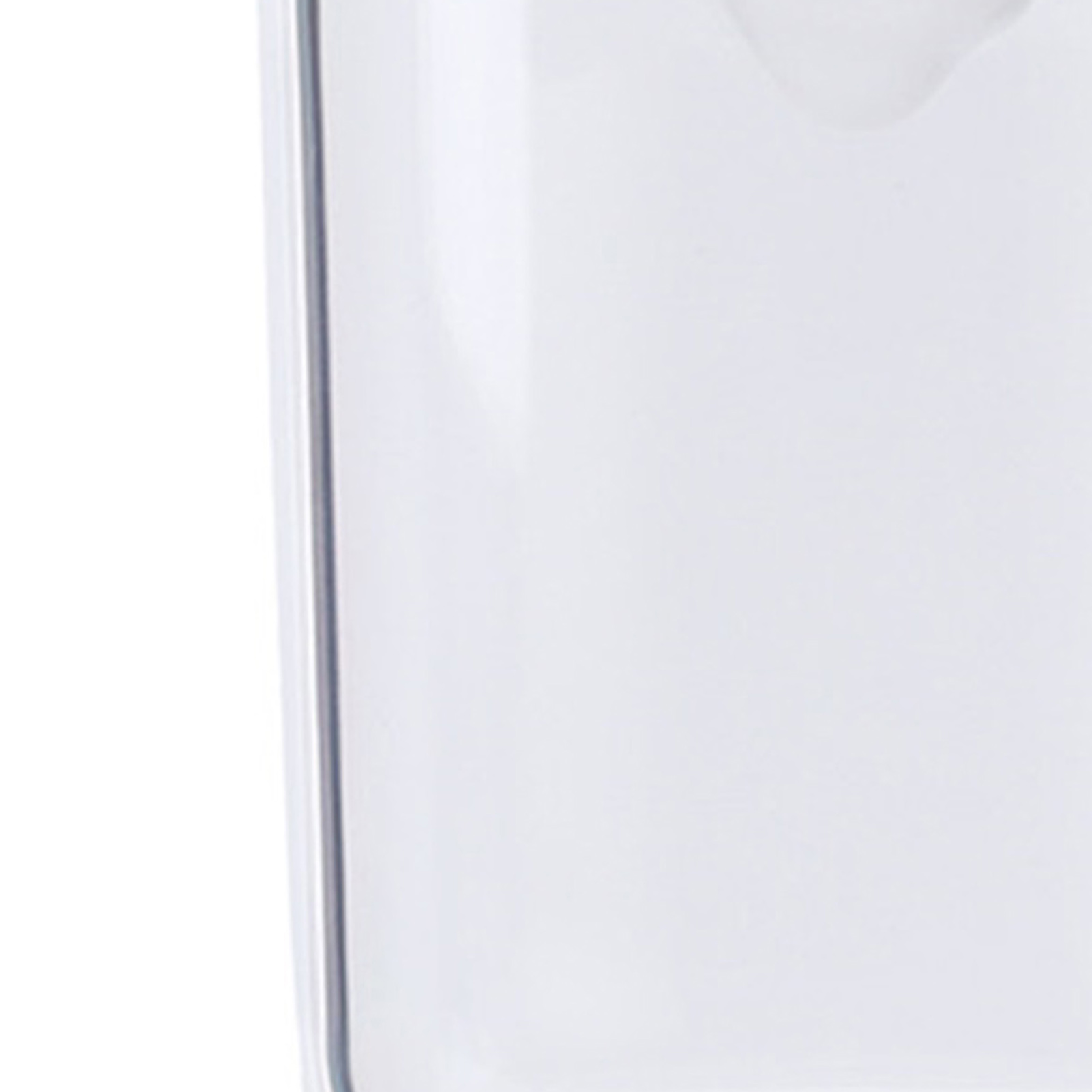 Contenants de Salle de Bain Multifonctions Bocal de Rangement Transparent en Coton-Tiges avec Couvercle pour la Maison Ours Blanc