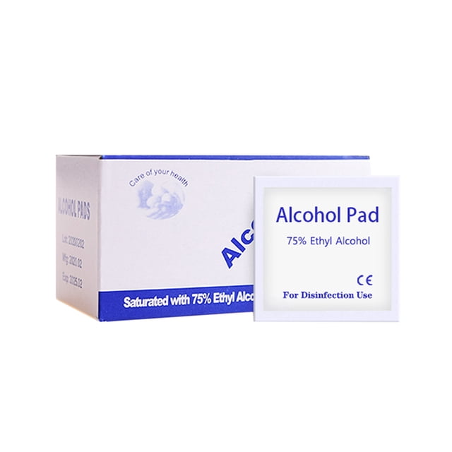 100 Pcs Absorbent Alcohol Disinfectant Cotton Sheet, Soft Wet Wipe for Outdoor Skin Sweeping Care