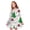 Green, variant on WEAIXIMIUNG Beach Dresses for Teenagers Kids Toddler Girls Christmas Trees Deer Print Christmas Long Sleeve Party Dress 4-5 Years