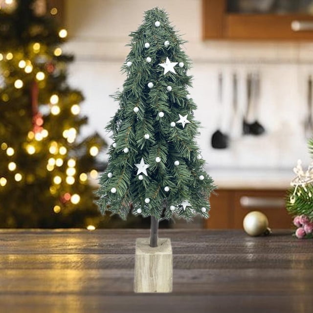 Feltree Christmas Tree Tabletop ArrangementMini Santa Claus ArrangementPlaced TableChristmas Tree ArrangementChristmas Holiday Decoration