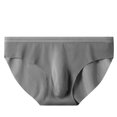 thumbnail image 2 of RXIRUCGD Mens Underwear Men's Solid Color Ice Silk Seamless One Piece Briefs, 2 of 3