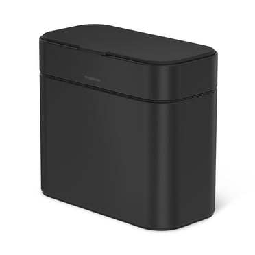 Simplehuman Panier à Compost en Acier Inoxydable de 4 Litres / 1,06 Gallon, Noir Mat