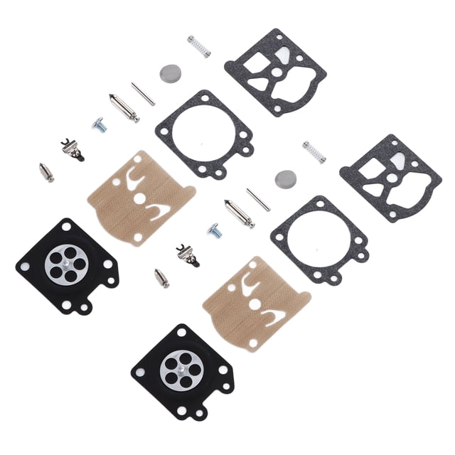 Kit de Reconstruction de Carburateur, Facile à Installer Kit de Réparation de Carburateur 2Ensemble avec Boîte de Rangement pour Extérieur pour Jardins
