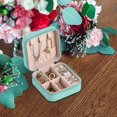 thumbnail image 2 of TopLLC Earring Ring Jewelry Display Storage Box Case Organizer Flannel Tray Holder Gift, 2 of 5