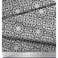 thumbnail image 3 of Soimoi Viscose Chiffon Fabric Floral Block Printed Craft Fabric by the Yard 42 Inch Wide, 3 of 5