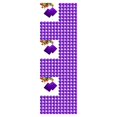 thumbnail image 1 of QualitChoice 100pcs Square Aluminum Foil Wrappers Colorful Package Candy Chocolate Lollipops purple 3Set, 1 of 6