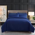 thumbnail image 1 of JML Quilt Set Queen 3 Piece Coverlet, Microfiber Embossed Bedspread With 2 Shams,88"x92", 1 of 5