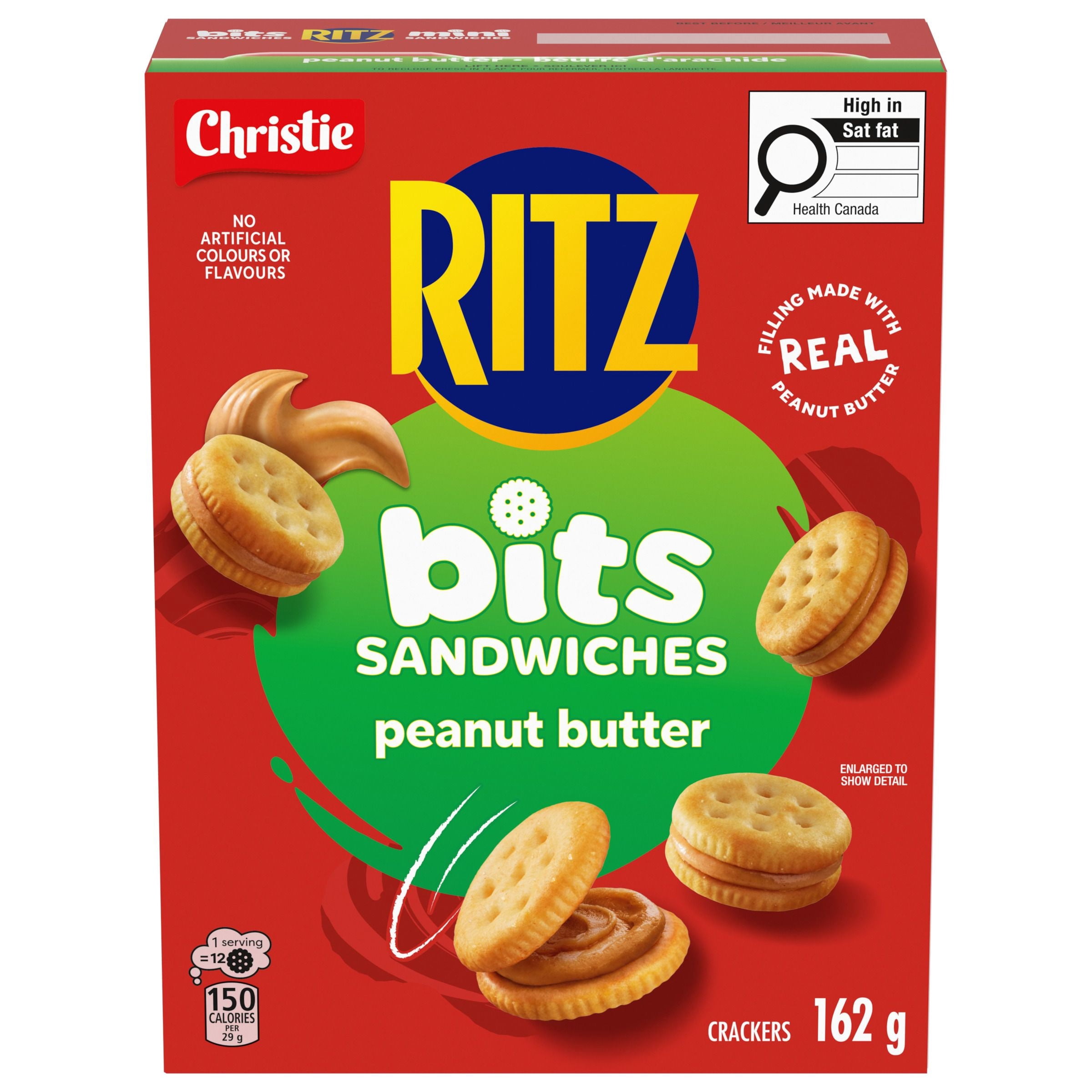 Ritz Bits Sandwich Crackers, Beurre d'arachide, 162g