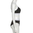 thumbnail image 4 of FOCUSNORM Femmes Sous-Vêtements Ensemble V-Cou Dos Nu Camisole + Lettre Slip, 4 of 6