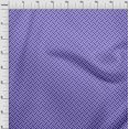 thumbnail image 4 of oneOone Georgette Viscose Indigo Blue Fabric Geometric Craft Projects Decor Fabric Printed by The Yard 42 Inch Wide, 4 of 4