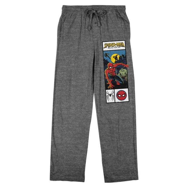 Spider-Man Brand New Day Men's Heather Grey Sleep Pajama Pants