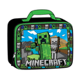 thumbnail image 1 of Minecraft Creeper And Skeleton Insulated Lunch Bag, 1 of 6