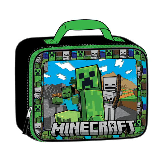 Minecraft Sac À Lunch Isotherme Creeper Et Squelette