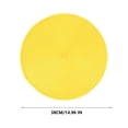 thumbnail image 2 of Djiypn Napperons Ronds Tressés 14,96 Pouces Napperons Ronds pour Tables à Manger Tissés Naturels Résistants à la Chaleur Ensemble de 4 (Jaune,4), 2 of 8