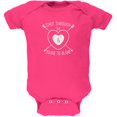 thumbnail image 1 of Shot Through The Heart Hot Pink Baby One Piece, 1 of 1
