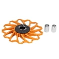 thumbnail image 1 of Bike Rear Derailleur Roller, Bicycle Rear Derailleur Wheel Metal Bearing  For Mountain Bike Gold, 1 of 8