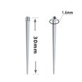 thumbnail image 3 of lionlar 4xThreaded Taper for Threaded Jewelry Piercing Tool Stainless Steel for Ears, 3 of 9
