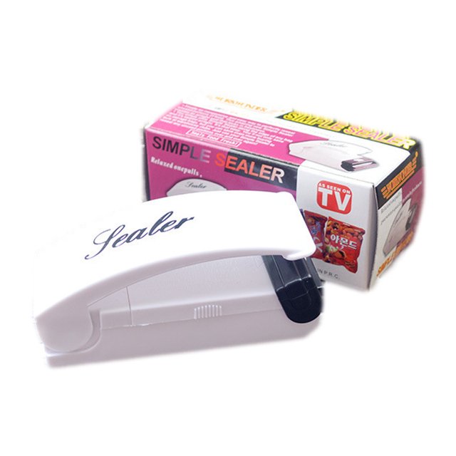 2 Pcs Portable Mini Sealer Food Clip Heat Sealing Machine Food Snacks Plastic Bag Packing Sealer Food Packaging Tools