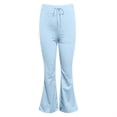 thumbnail image 3 of Women Fashion Solid High Waisted Slimming Sweatpants Casual Long Pants, 3 of 3