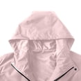 thumbnail image 4 of WRKEKC Men's Heavy-Duty Waterproof Workwear Raincoat Hooded Jacket with Multiple Utility Pockets for All-Weather Outdoor Construction and High-Visibility Work Commute Pink XS, 4 of 7