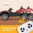 thumbnail image 4 of 12V Two Seat Kids Ride on Racing Sport Slingshot Car Red, 4 of 5