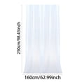 thumbnail image 3 of Tissu Voile Transparent pour Rideau de Fond Photo de Mariage Anniversaire Fête Matériau Polyester Semi-Transparent Diffusion de Lumière Installation Facile Intérieur Extérieur, 3 of 8