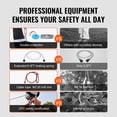 thumbnail image 3 of KFFKFF Zip Line Adventure Set for Families, 160 ft Cable Ride for Children & Adults, Max Weight 330 lbs, Fast Install for Outdoor Fun, Includes Metal Cable, Spring Brake, Secure Harness, and Seat, 3 of 9