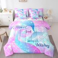 thumbnail image 1 of YST Mermaid Tail Comforter Set, Glitter Sparkle, 7-Piece, Queen, 1 of 5