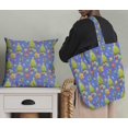 thumbnail image 5 of Soimoi Blue Modal Satin Fabric Gifts & Christmas Tree Print Sewing Fabric Yard 42 Inch Wide, 5 of 5