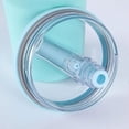 thumbnail image 4 of 2Pcs 40 oz Tumbler Flip Straw Lid Replacement Fit, Replaceble Tumbler Flip Straw Lid, Spill Proof Splash Resistant Tumbler Lids, Tumbler Cover for Car Cup and 40 oz Cup, 4 of 7