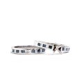 thumbnail image 2 of Ensemble de Bagues de Fiançailles et de Mariage en Diamant Princesse Bleu 1 Ct Semi-Monture, 2 of 2