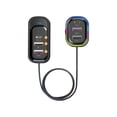 thumbnail image 1 of 66W Multi Port Car Charger With Led Light, Fast Charging Usb And Type C Adapter For Front And Rear Seats, 5.3X3.9X1.4 Inches, 0.21 Lb Weight, 1 of 8
