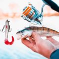 thumbnail image 2 of Trousse de Pêche Douce et Réaliste Queue de Nage Rigidée pour Truite Pêcheurs en Eau Douce et en Eau Salée, 2 of 4