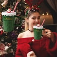 thumbnail image 3 of Ceramic Christmas Tree,Couples Christmas Gifts Christmas Mug Christmas Tree Ceramic Straw Mug High Color Sweater with Lid Straw Ceramic Mug Couple Mug Holiday Gift Mugs Gifts for Couples, 3 of 6