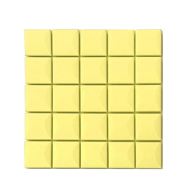 EGNMCR Wall Stickers, Cute Stickers 4Pcs Acoustic Foam Sound Stop Absorption Sponge Studio KTV Soundproof Sound insulation sponge