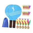 thumbnail image 4 of Lipstore 2 Pieces Badminton Set Exercise Badminton Racket for Outdoor Indoor Children D, 4 of 8